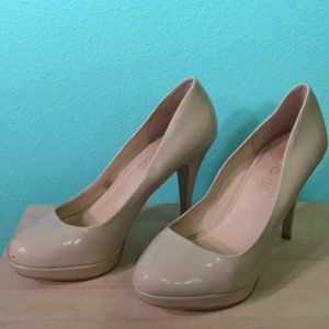 ALDO Nude Patent Pumps